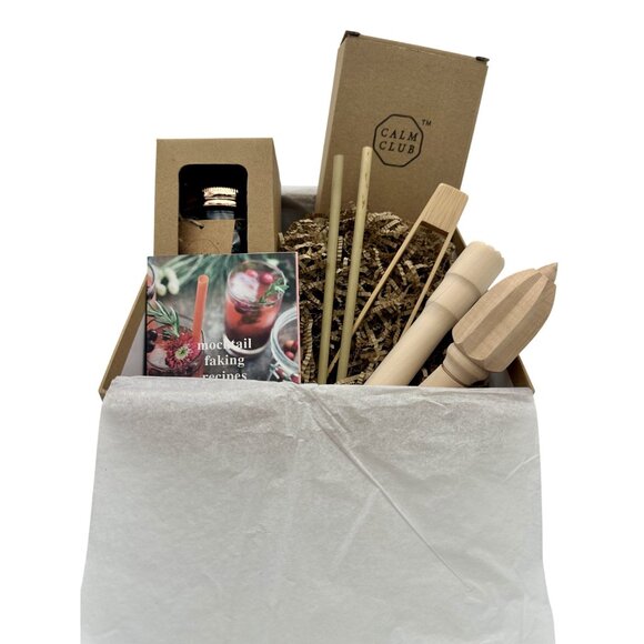 Calm Club Mocktail Sober Cocktail Kit Mixology Craft Cocktail Starter Set - Picture 4 of 5